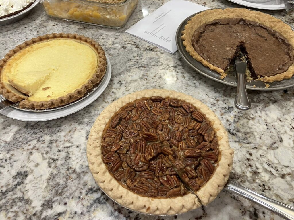 pies from LGBTQ+ Newton Thanksgiving