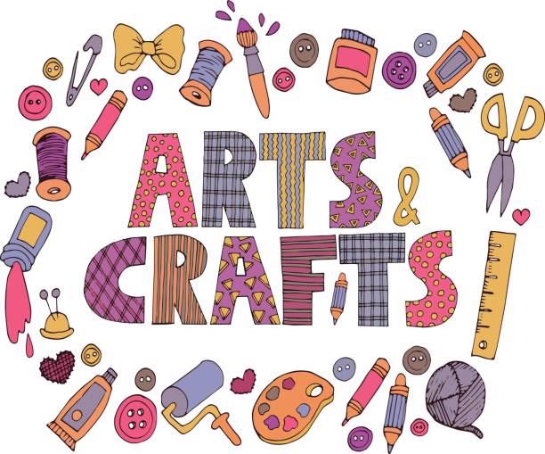 arts and crafts illustrated graphic