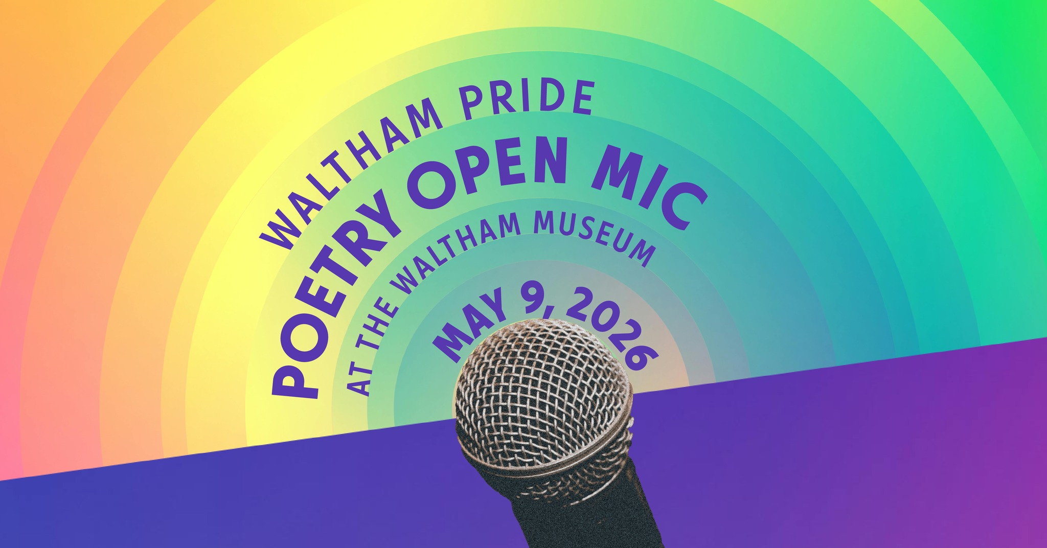 thumbnail for Poetry Open Mic Waltham Pride